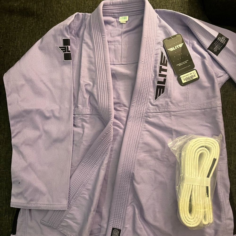 Elite Purple Jiu-Jitsu Gi with Belt size 3, see size chart